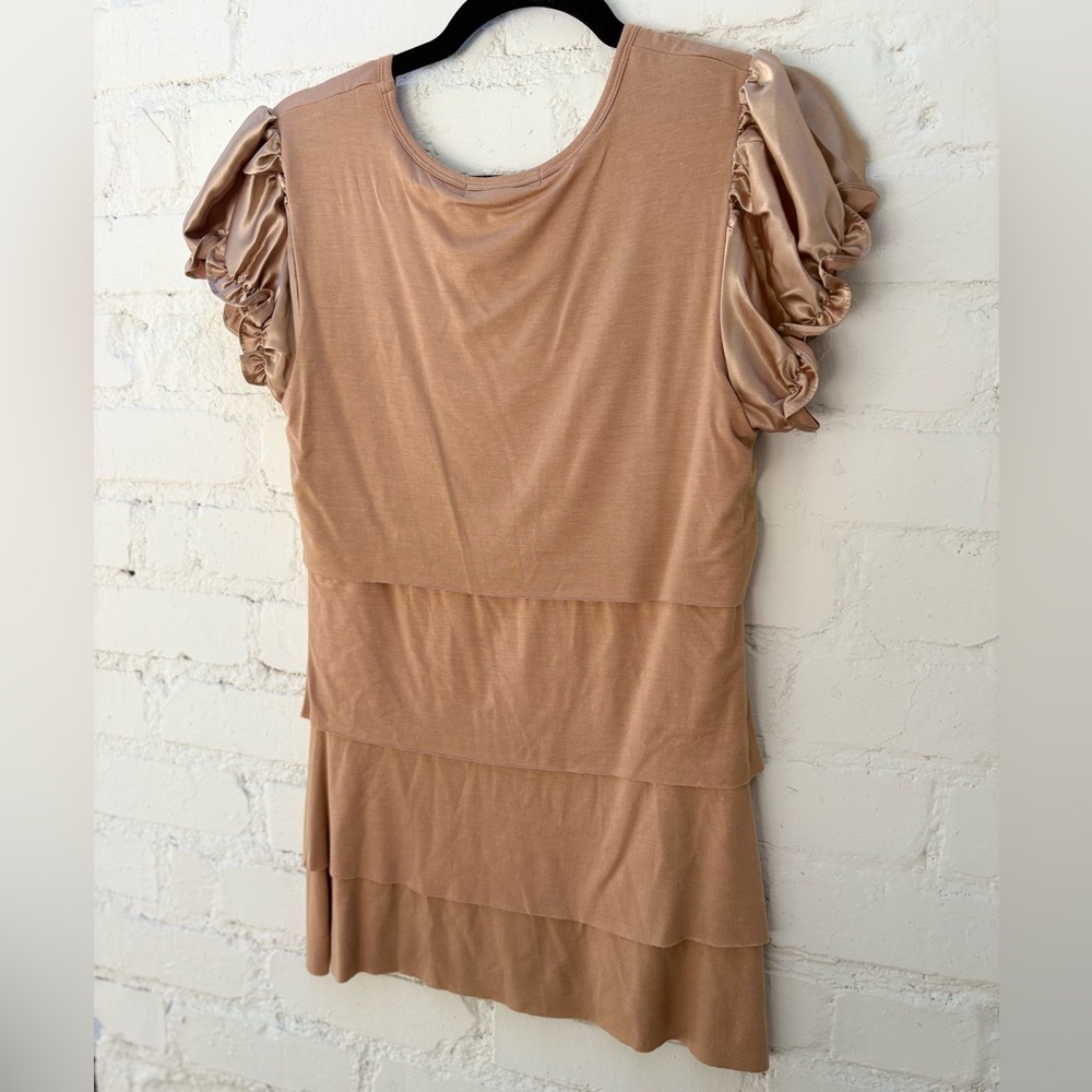 Arden B Layered Ruffle Sleeve Blouse - Picture 5 of 5